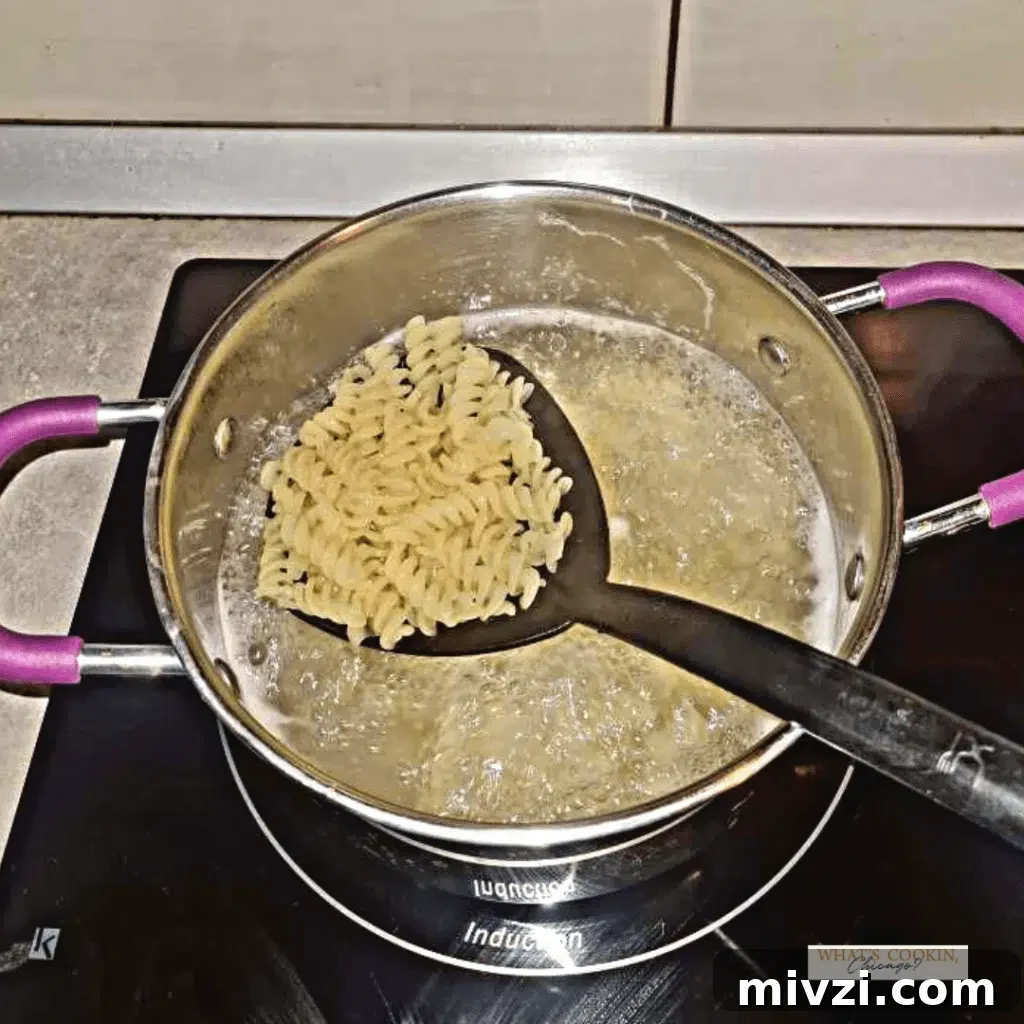 Chickpea Pasta with Spinach: Quick Protein-Packed Dinner Recipe 4 pasta boiling