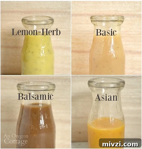 Lightened American French Salad Dressing Recipe 6 4 Vinaigrette Salad Dressings from 1 Basic Recipe