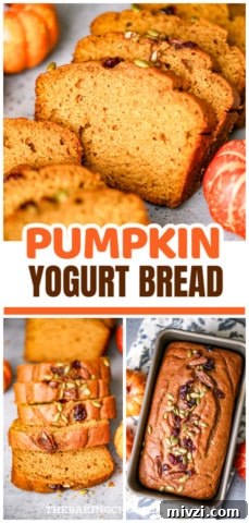 Pumpkin Greek Yogurt Bread