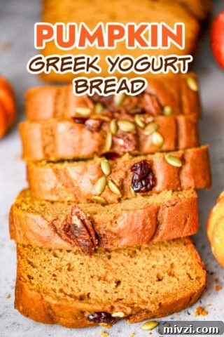 Pumpkin Greek Yogurt Bread