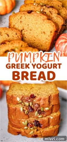 Pumpkin Greek Yogurt Bread