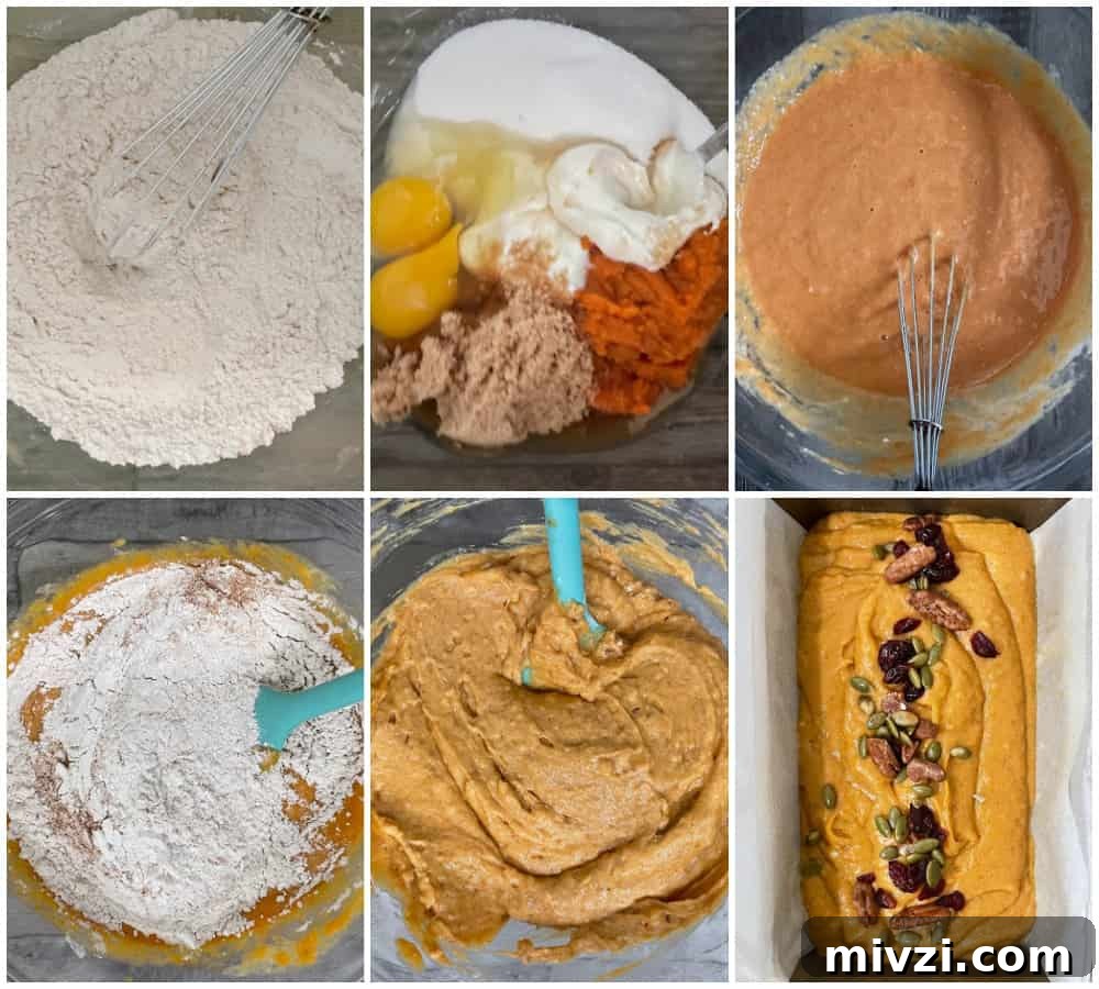healthy Pumpkin Greek Yogurt Bread fall recipe 