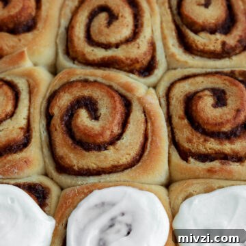 Brown Butter Cinnamon Rolls with Gooey Caramelized Swirl 9 img 2357 26