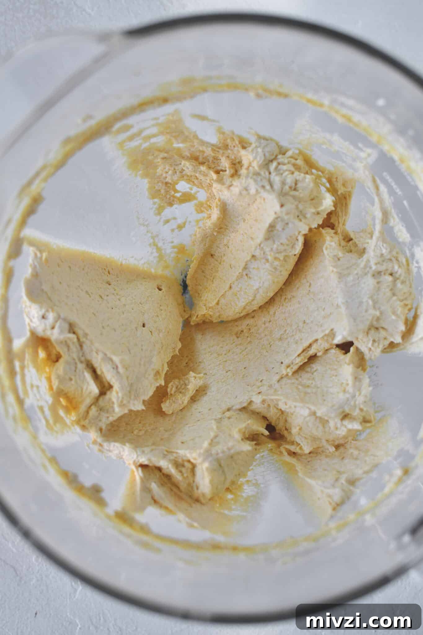 Pumpkin Whoopie Pies Recipe: Soft Spiced Cream-Filled Treats 5 Creamed butter and sugar in the bowl of a stand mixer, pumpkin and egg beat in too.