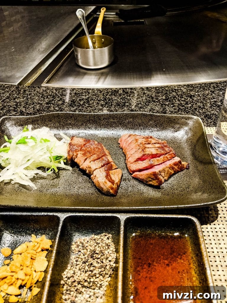 Authentic Japanese Wagyu Beef Guide: Cuts, Grades & Buying Tips 6 Ginza Steak beef course