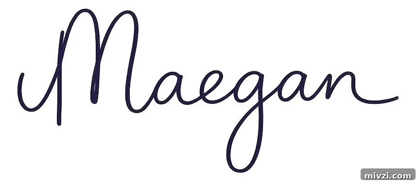 Maegan's signature