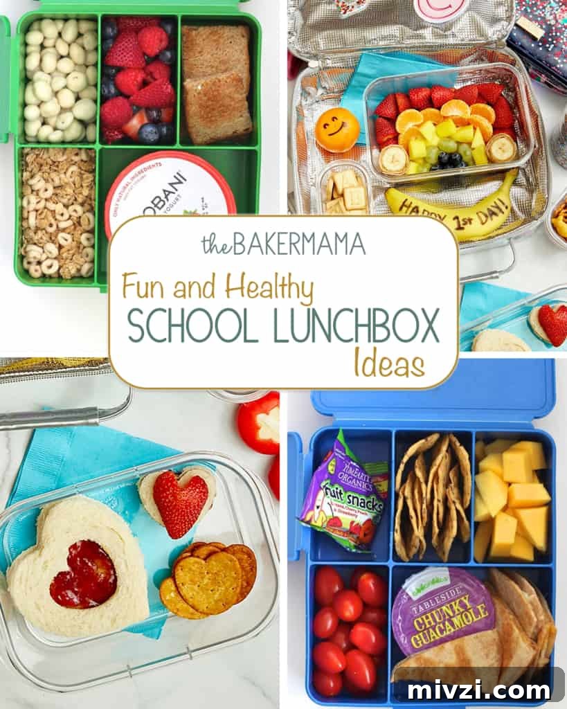 Four fun lunchbox ideas.