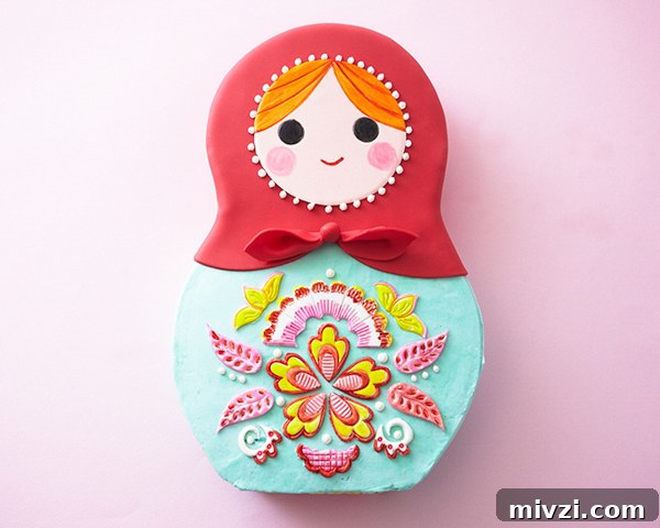 How to make a Russian nesting doll cake | by Cakegirls for TheCakeBlog.com
