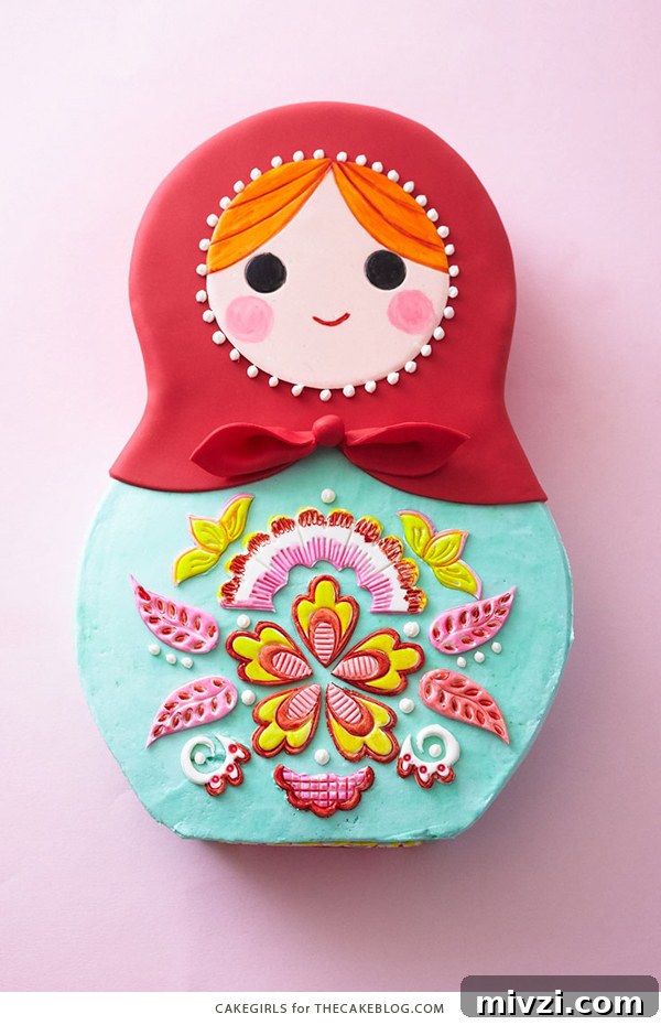 How to make a Russian nesting doll cake | by Cakegirls for TheCakeBlog.com