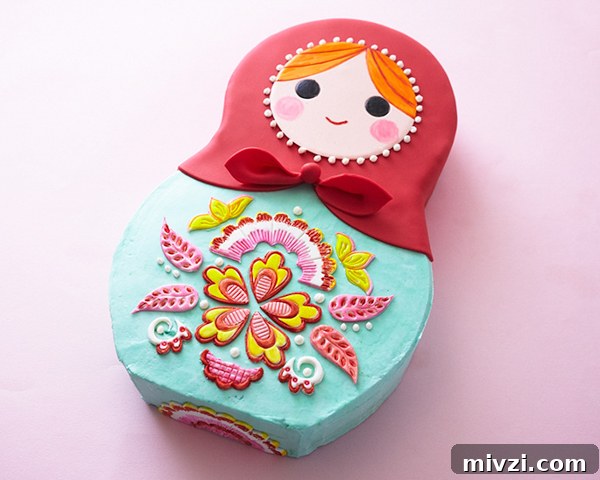 How to make a Russian nesting doll cake | by Cakegirls for TheCakeBlog.com