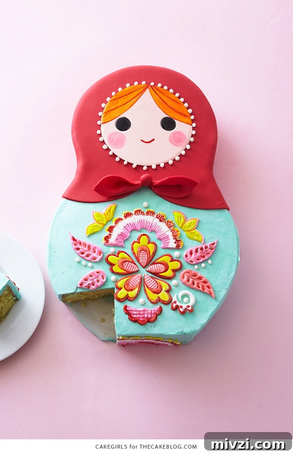 How to make a Russian nesting doll cake | by Cakegirls for TheCakeBlog.com