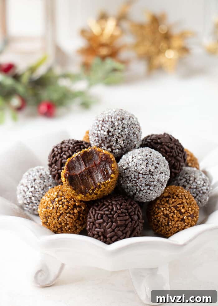 chocolate truffles