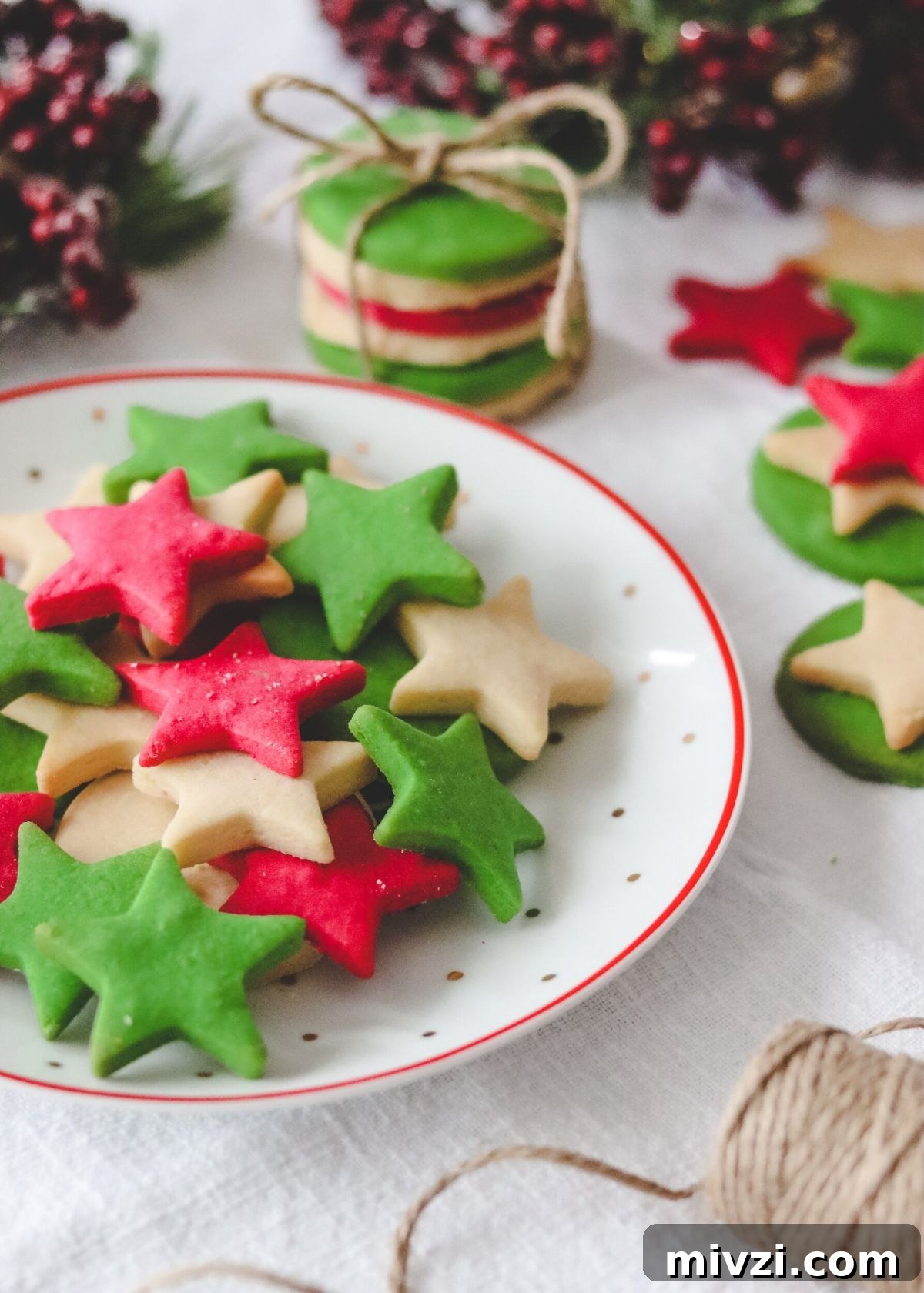 Christmas butter cookies