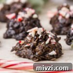 No, these are special! These No Bake Peppermint Mocha Candy Cookies are candy - like a chocolate praline than like a boring ol’ cookie.