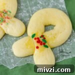 Berliner Kranz Cookies are Norweigan Christmas Cookies which translate into “Berlin Wreaths”.
