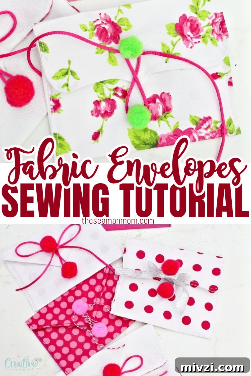 Stunning Fabric Valentine’s Day Envelopes: DIY Sewing Tutorial 8 Fabric envelopes sewing pattern