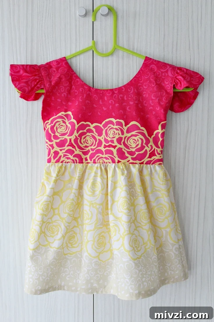Flutter sleeve dress tutorial