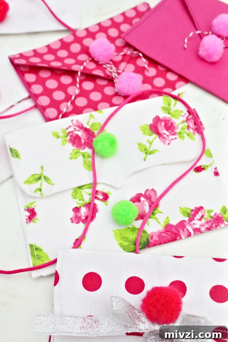 Stunning Fabric Valentine’s Day Envelopes: DIY Sewing Tutorial 4 Make your own envelope