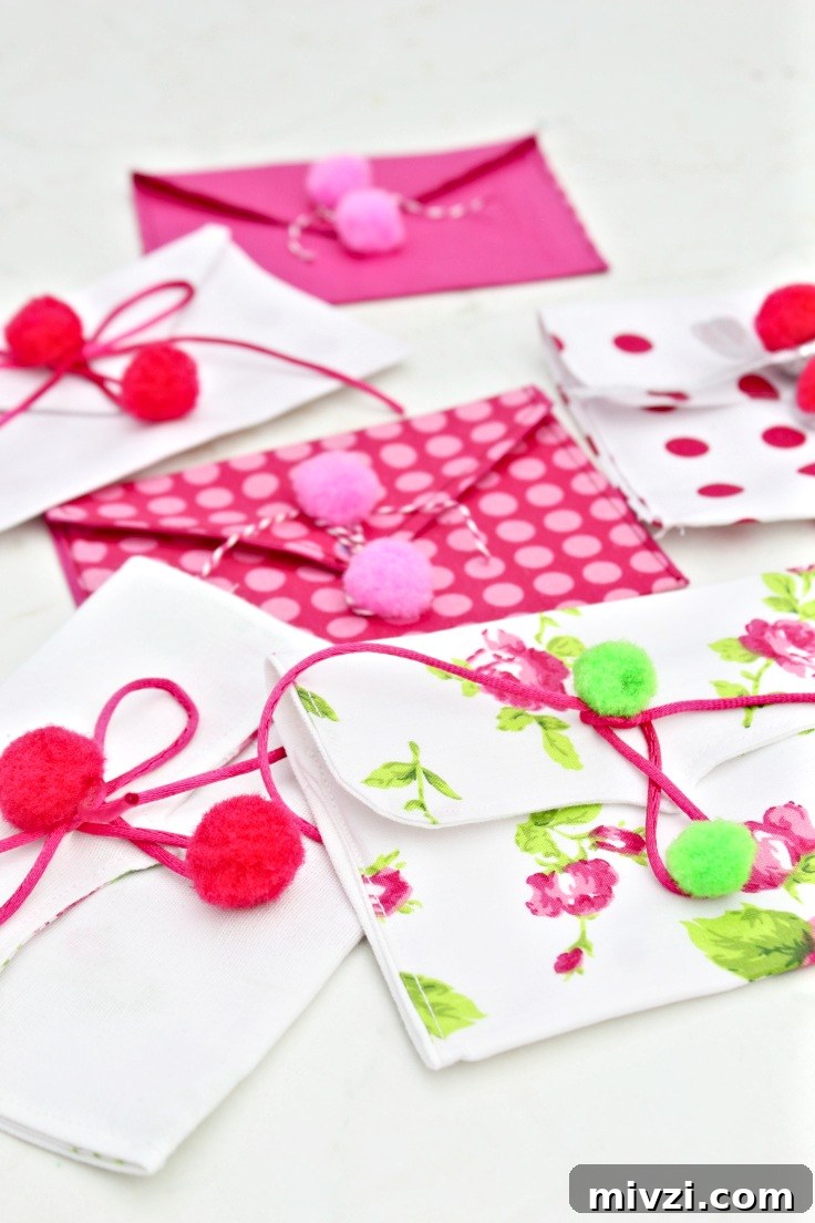 Stunning Fabric Valentine’s Day Envelopes: DIY Sewing Tutorial 6 Envelope pattern