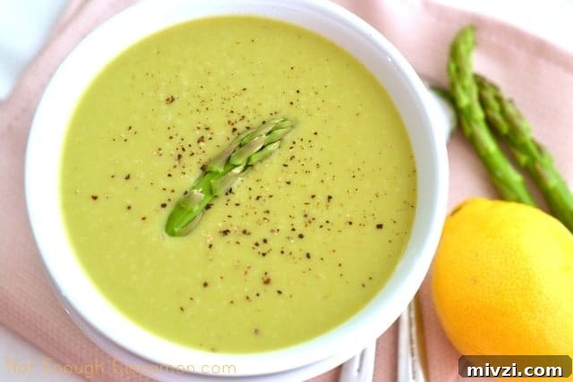 Light Asparagus Cream Soup Recipe – Low-Calorie & Luscious 4 Skinny Cream of Asparagus Soup