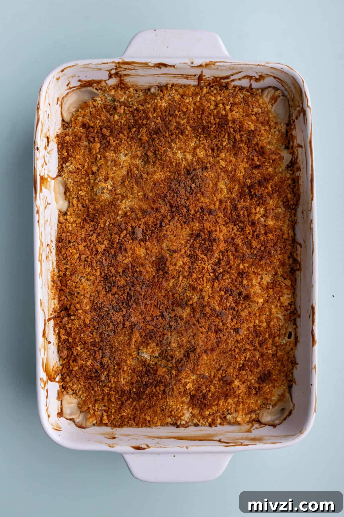 Cheesy Baked Asparagus Casserole Recipe with Crispy Top 16 Golden brown Panko-topped casserole with asparagus