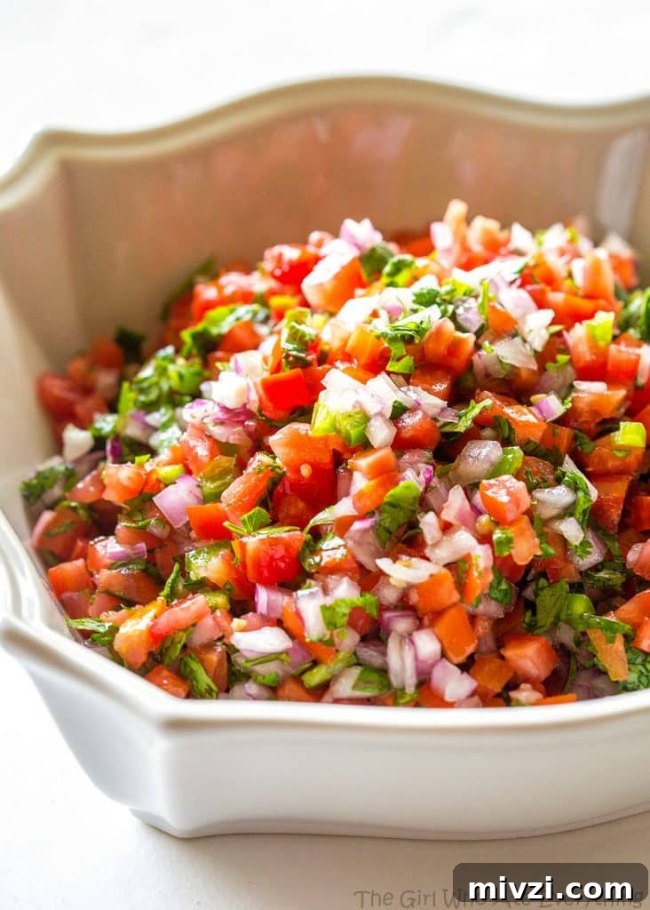 Authentic Pico de Gallo Recipe: Fresh Tomato Salsa for Any Meal 3 Pico De Gallo - Fresh tomato, cilantro, onion, and jalapeno make the best salsa ever.
