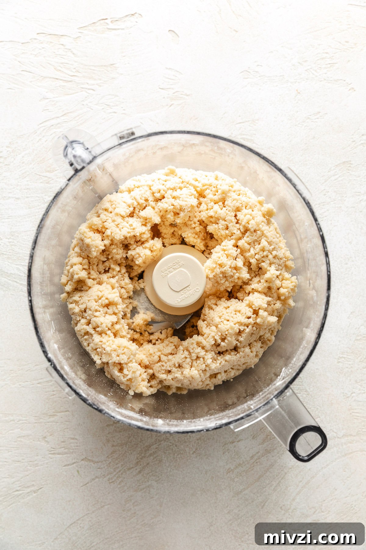 How to Make Perfectly Flaky Homemade Biscuits 6 Biscuit dough in a food processor.