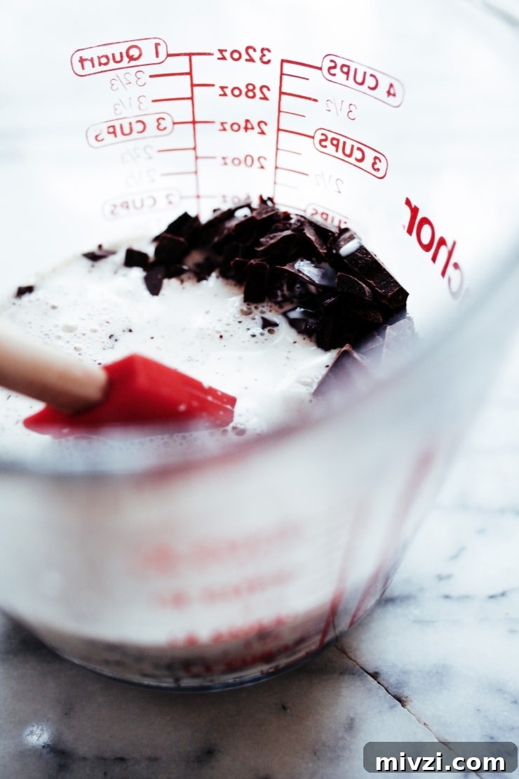 Making Chocolate Ganache