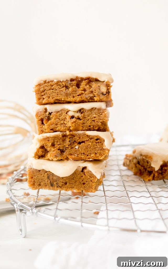 Pumpkin Blondies with Spiced Apple Cider Glaze 3 img 4189 2