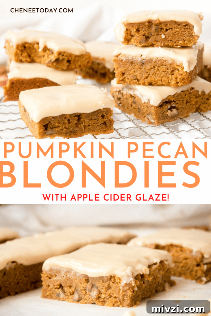 Pumpkin Blondies with Spiced Apple Cider Glaze 5 img 4189 5