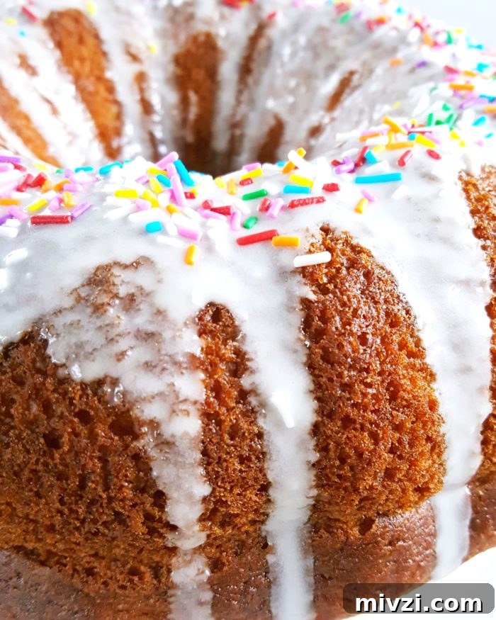 Moist Vanilla Pudding & Sour Cream Bundt Cake (Box Mix) 5 Vanilla Pudding Sour Cream Bundt Cake