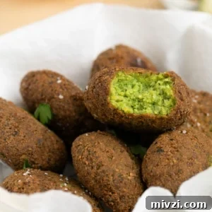 gluten free falafel in white paper