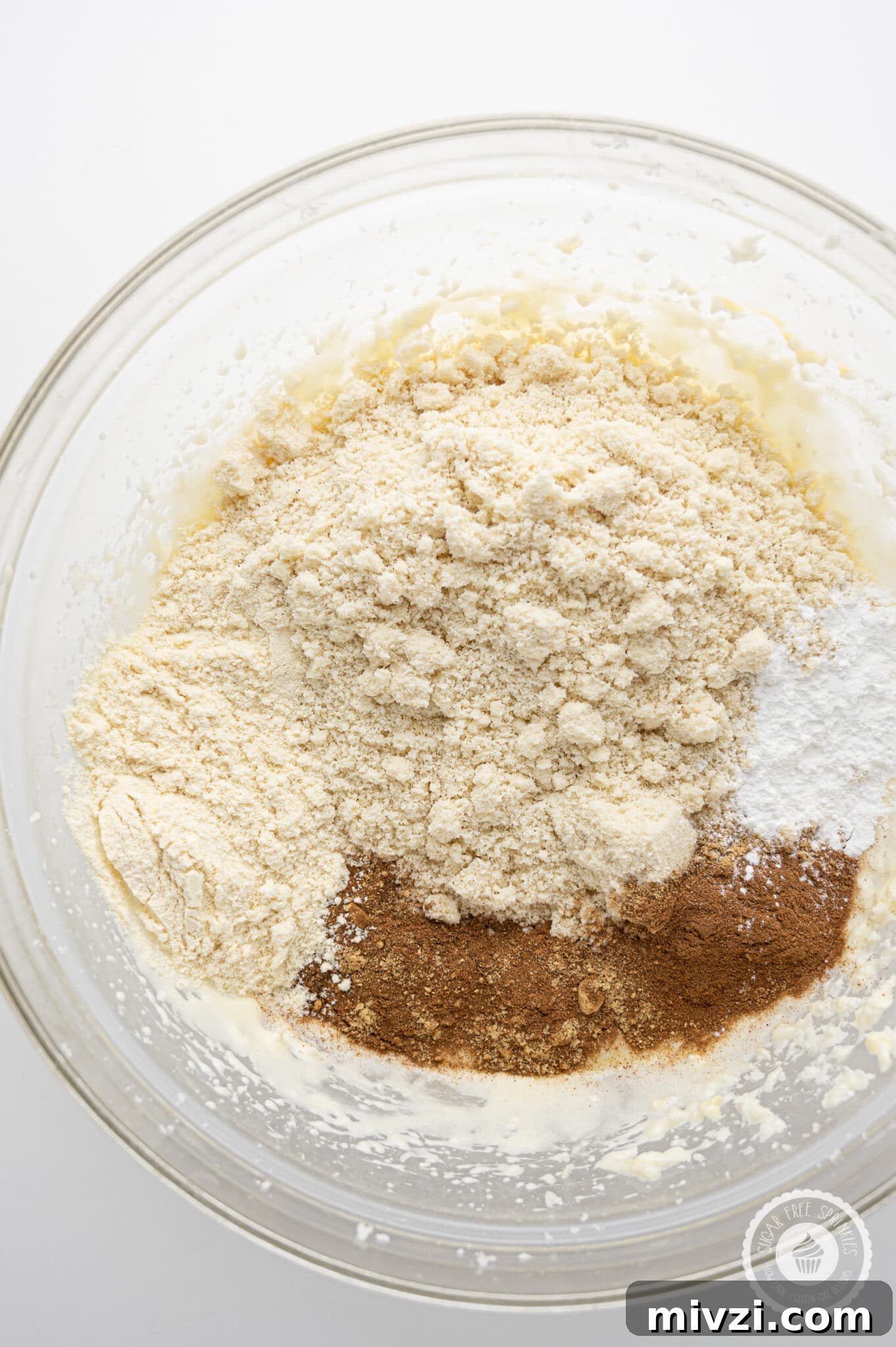 Soft Keto Gingerbread Cookies: Chewy Low-Carb Holiday Treat 6 Step 3: Dry Ingredients Added