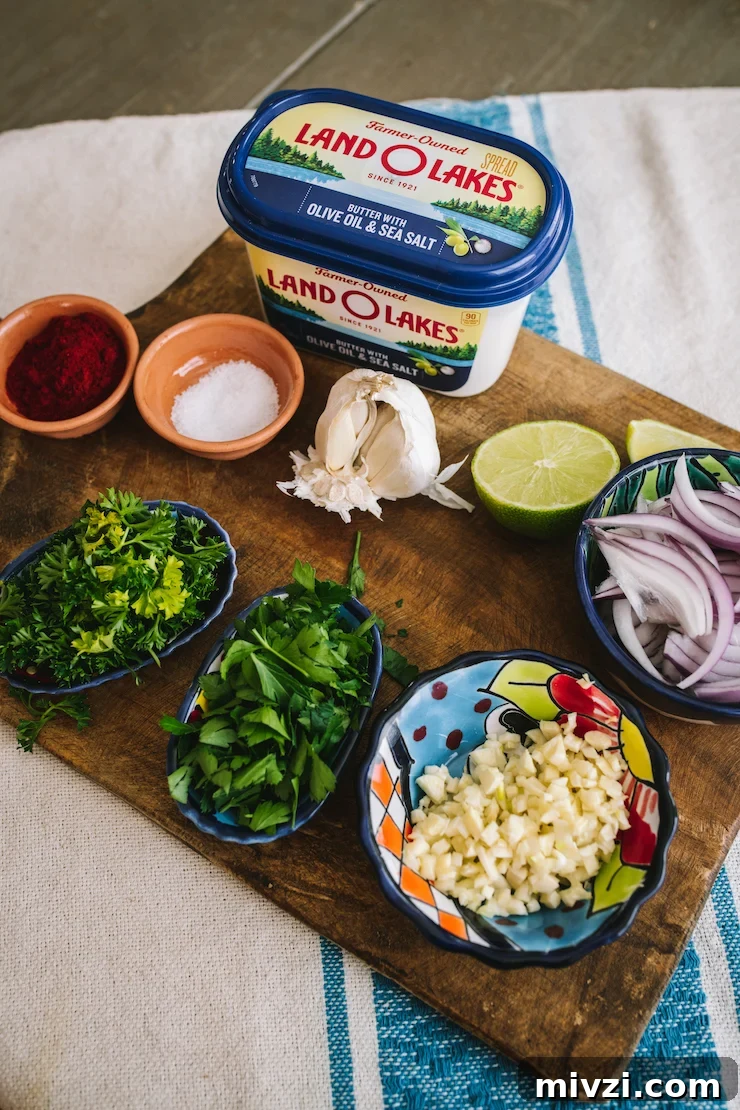 Garlic Shrimp Mexican-Style: Mojo de Ajo Camarones Recipe 4 ingredients such as butter, spices, and herbs to make Camarones al Mojo de Ajo (Mexican-Style Garlic Shrimp).