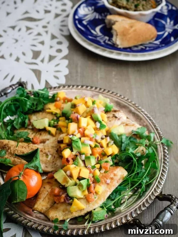 Garlic Shrimp Mexican-Style: Mojo de Ajo Camarones Recipe 10 Pan-Fried Tilapia with Citrus, Mango, and Avocado Salsa