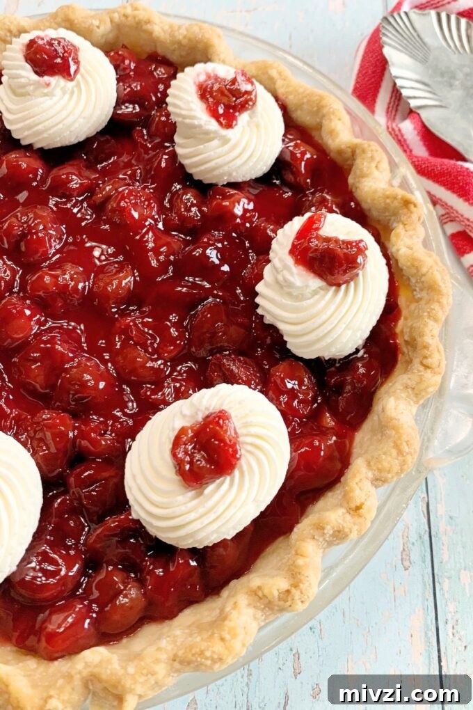 Cherry Vanilla Cream Pie Recipe — Silky No-Bake Dessert 3 img 44714 2