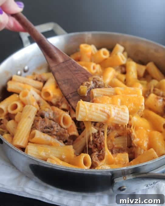 Green Chilie Beef Enchilada Rigatoni