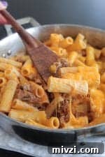 Green Chilie Beef Enchilada Rigatoni