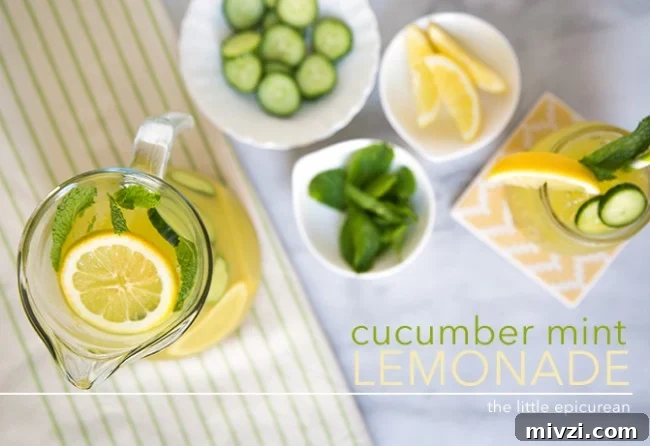 Refreshing Cucumber Mint Lemonade Recipe for Summer Sips 2 Cucumber Mint Lemonade | The Little Epicurean