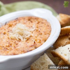 Gluten free reuben dip in baking dish