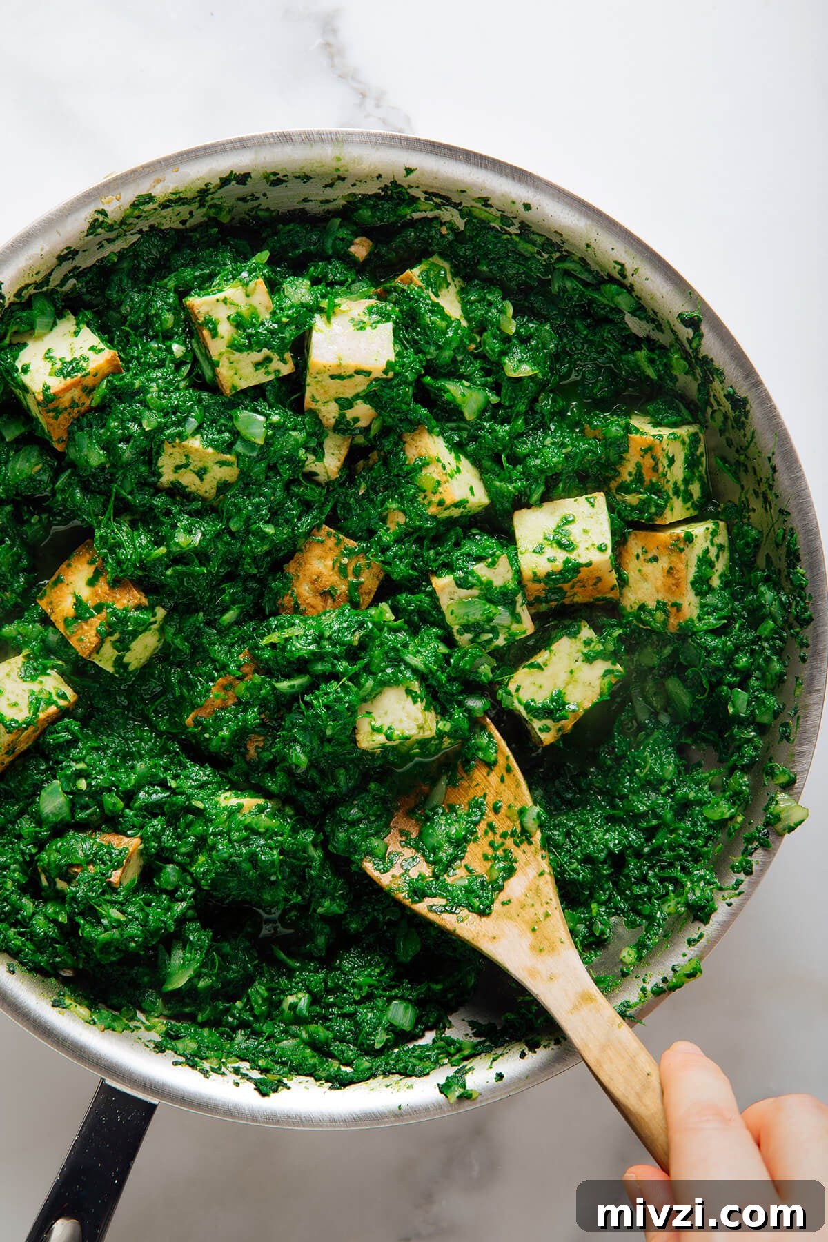 how to make palak paneer
