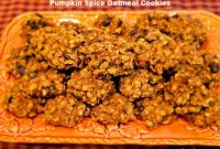 Chewy Pumpkin Spice Oatmeal Cookies with Maple Glaze