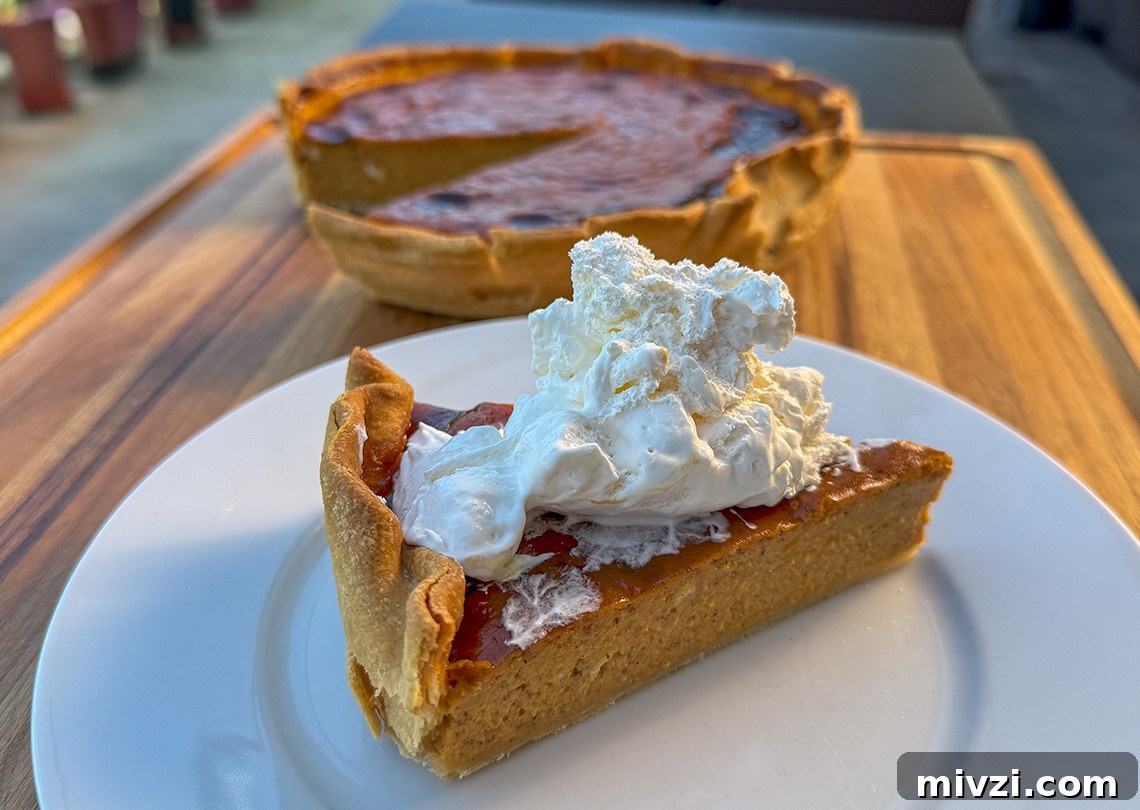 Smoked Pumpkin Pie.