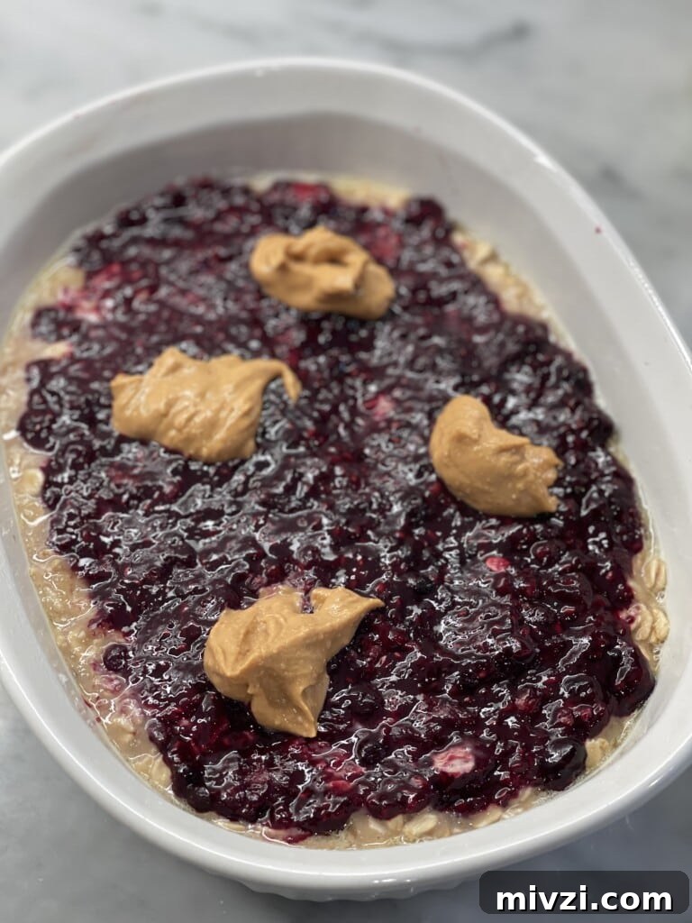 pbj baked oats
