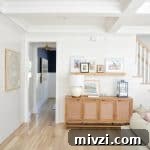 living room with hardwood floors