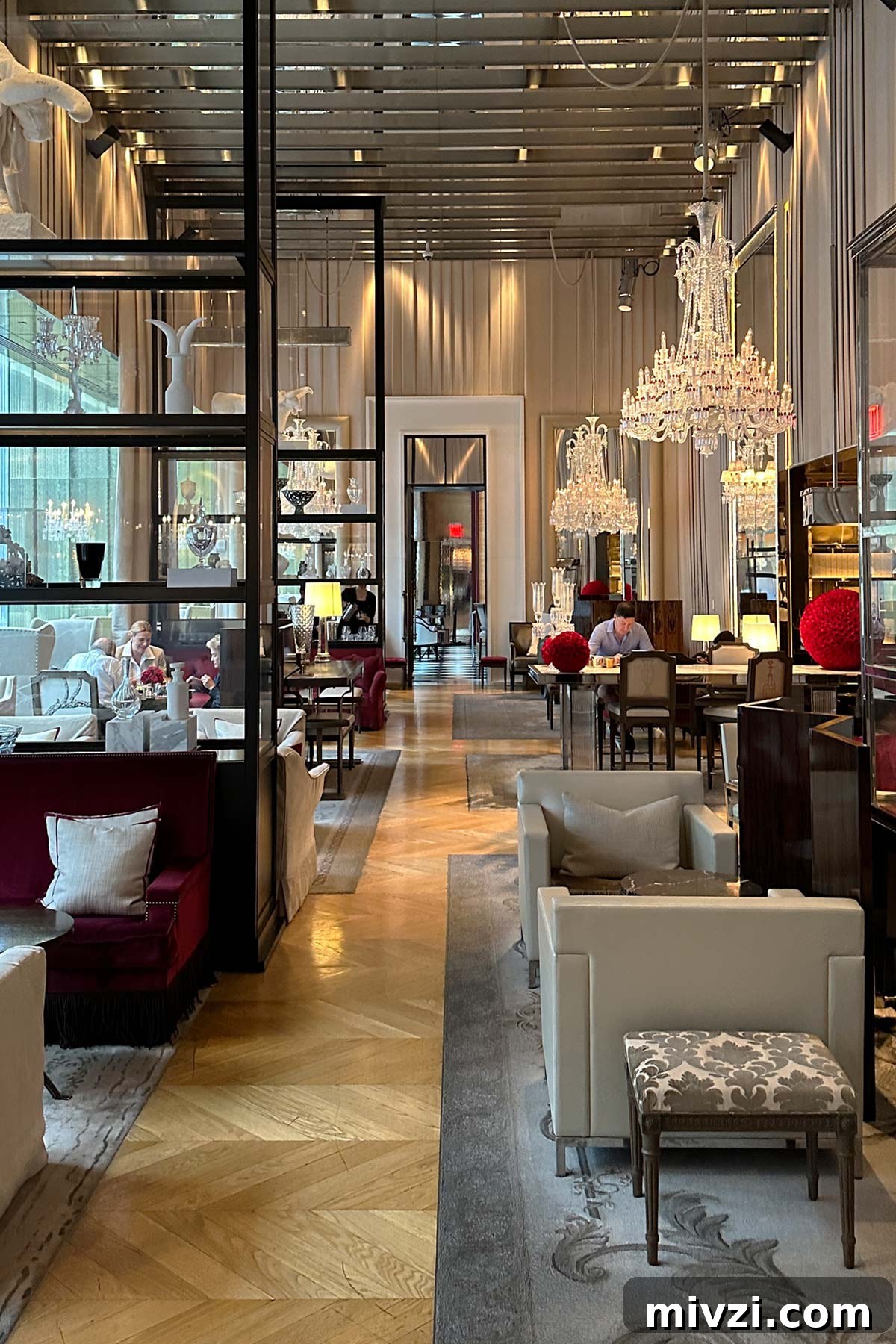 Afternoon Tea at Baccarat Hotel New York: A Luxurious Review 4 Grand Salon at the Baccarat hotel in NYC.