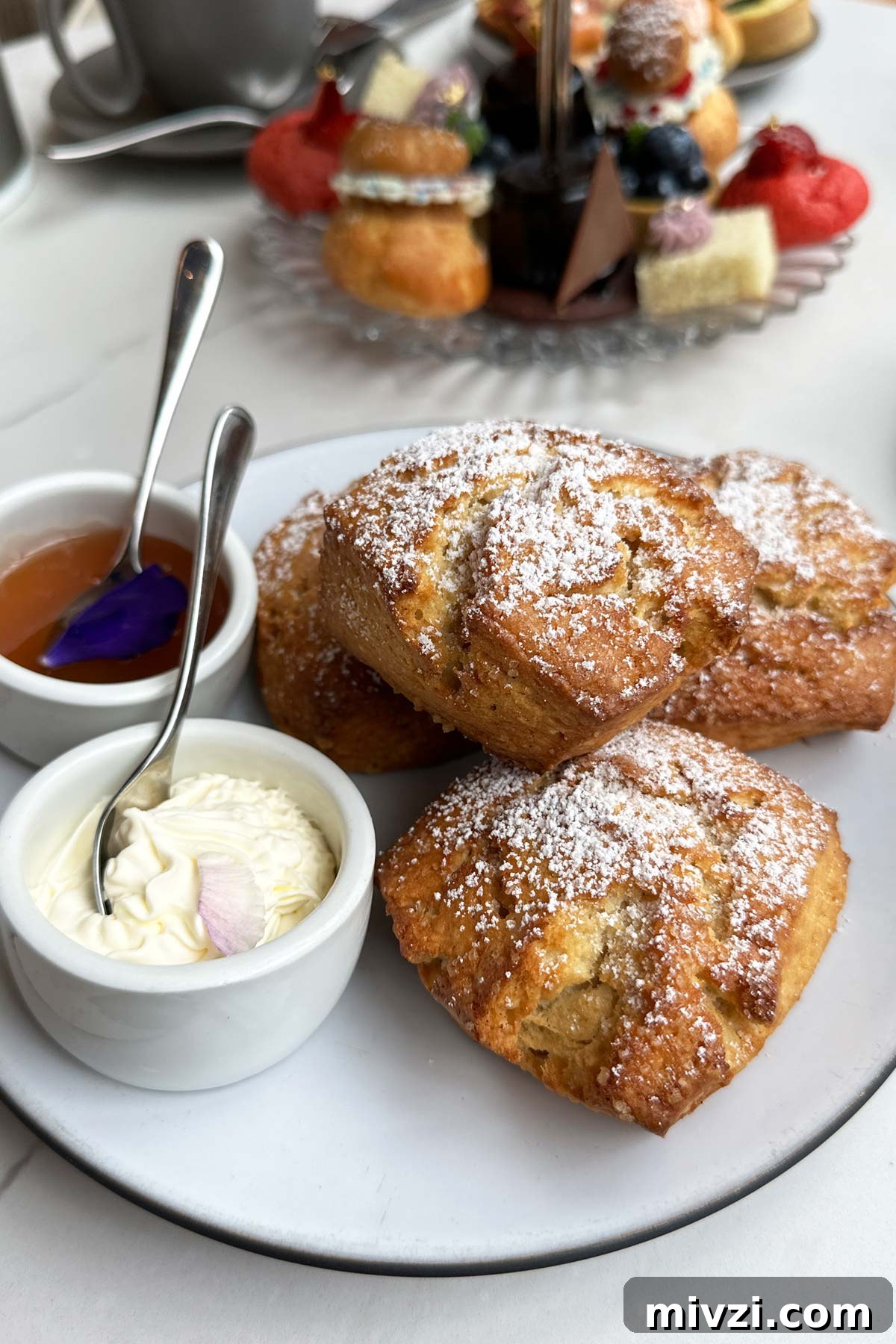 Afternoon Tea at Baccarat Hotel New York: A Luxurious Review 7 Scones at Baccarat hotel.