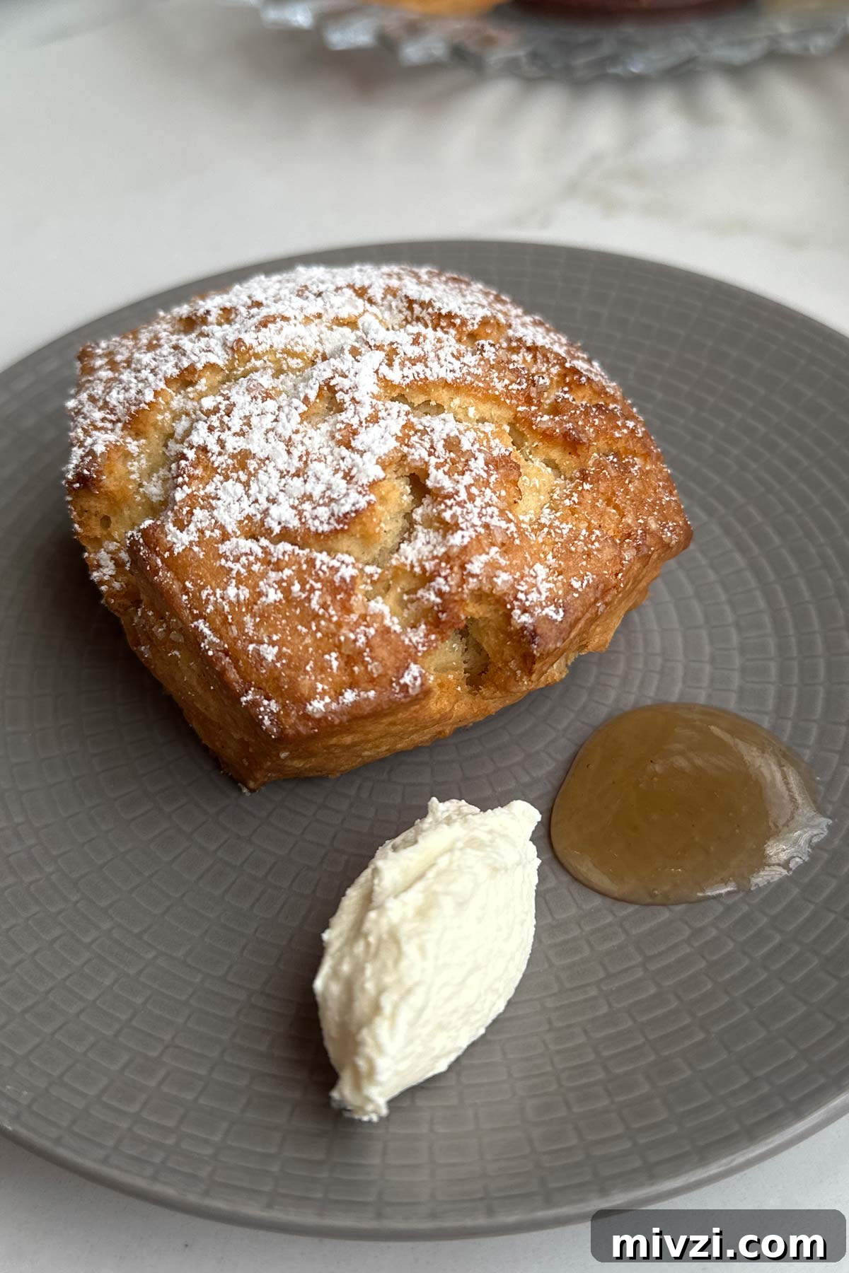 Afternoon Tea at Baccarat Hotel New York: A Luxurious Review 8 Scone on a plate.