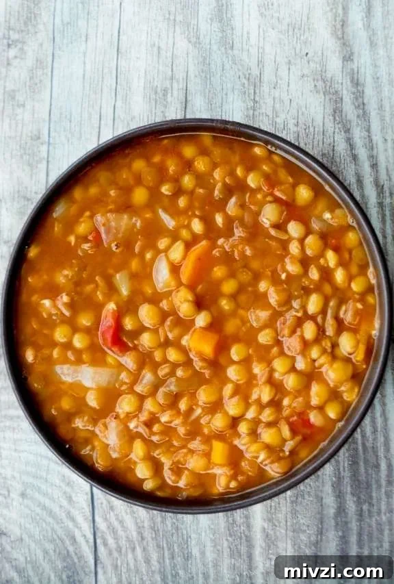 Homemade easy lentil soup recipe! This healthy lentil recipe is gluten-free, vegan and very few ingredients are needed! A great vegan weeknight dinner for a cold day!