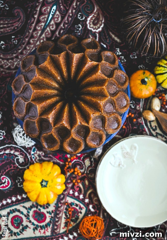 Browned Butter Pumpkin Caramel Bundt Cake - I Sugar Coat It!